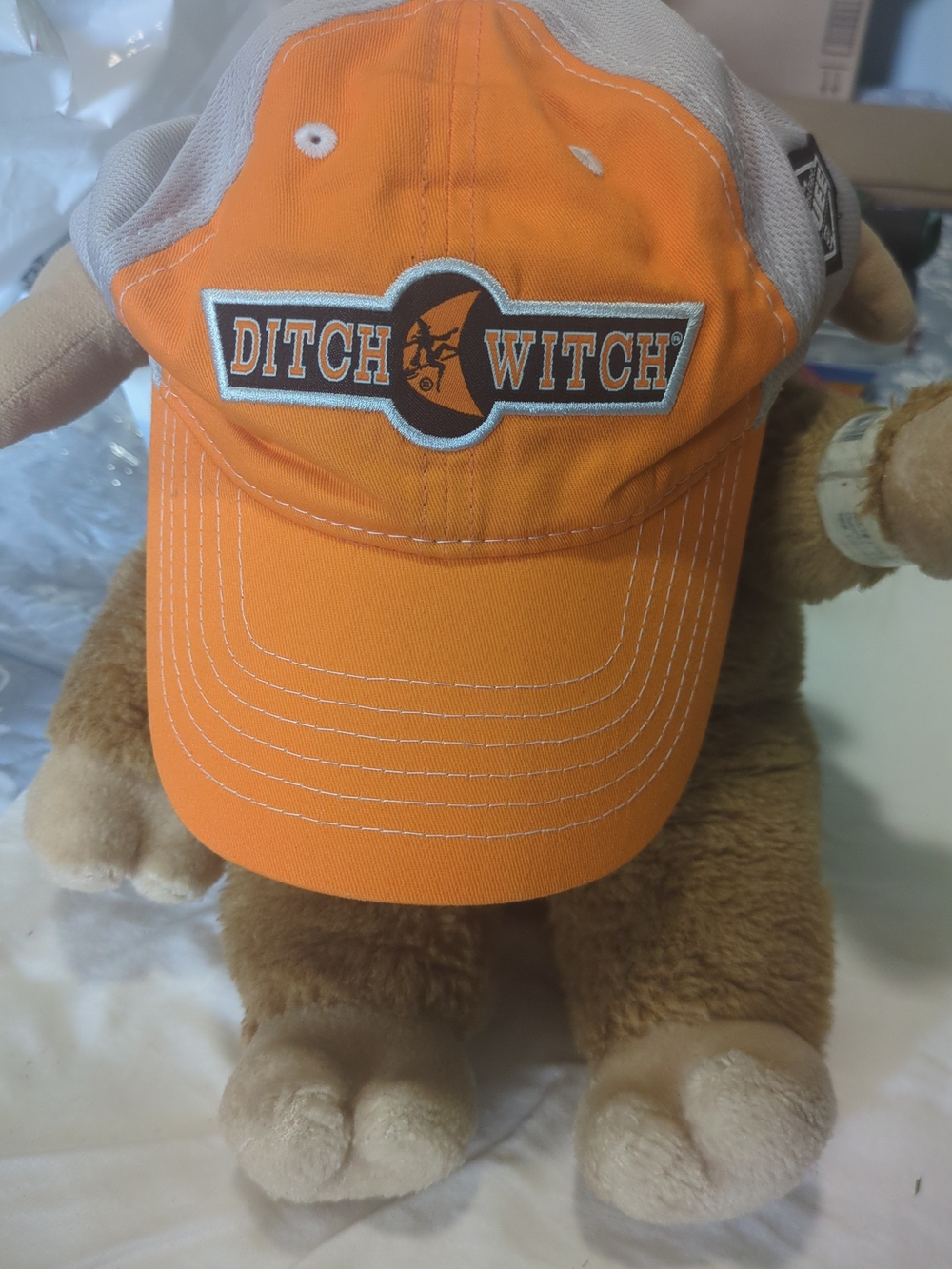 2013 Orange and Gray Ditch Witch Logo Cap